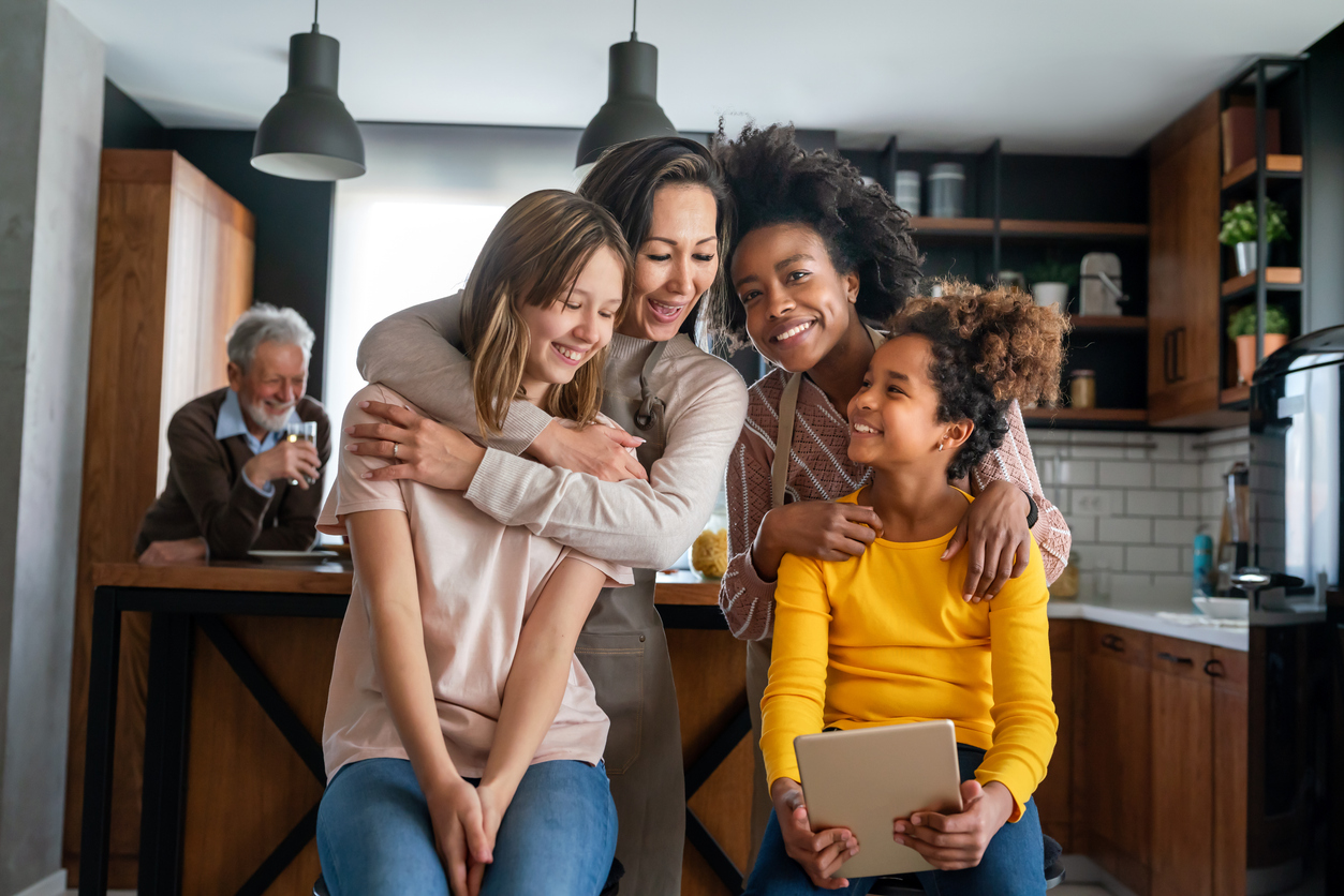 Safe Spaces for LGBTQ Youth and Families in the kitchen.